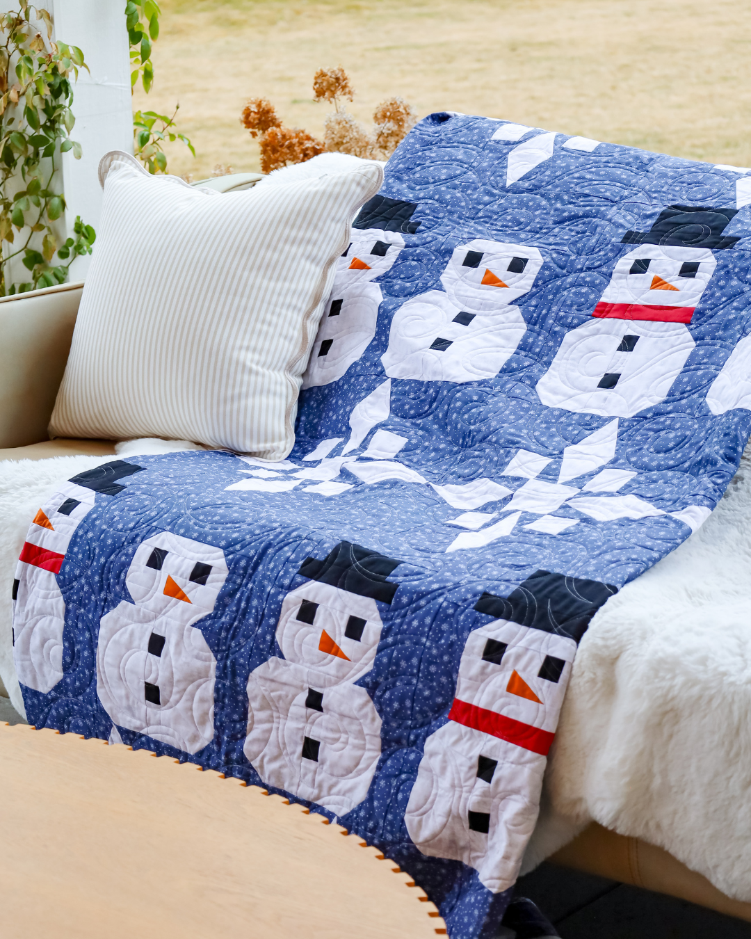 Frost Friends Snowman Pre Cut Quilt Kit