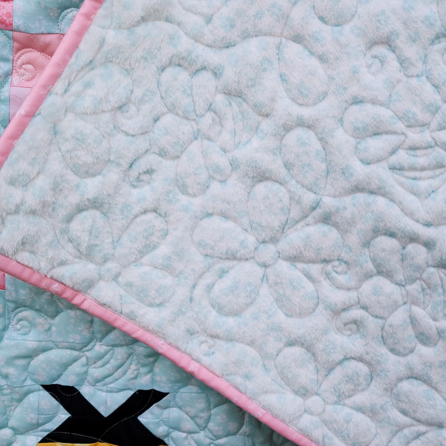 Honeycomb Bliss Pre Cut Quilt Kit Ft. New Sunny Bee Fabric | 60" x 72" | Custom Plushmere available