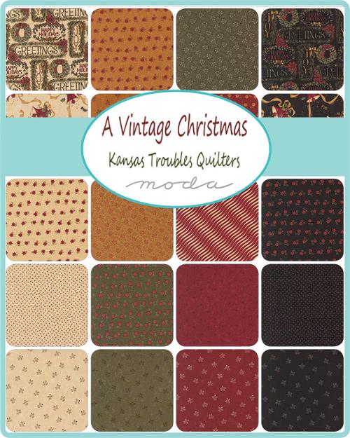 A Vintage Christmas Jelly Roll® 9780JR Moda Precuts by Kansas Troubles
