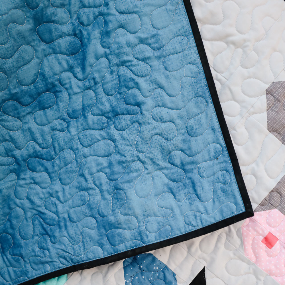 Backing for Annabelle quilt, 4 1/8 yards Riley Blake Shabby in Denim