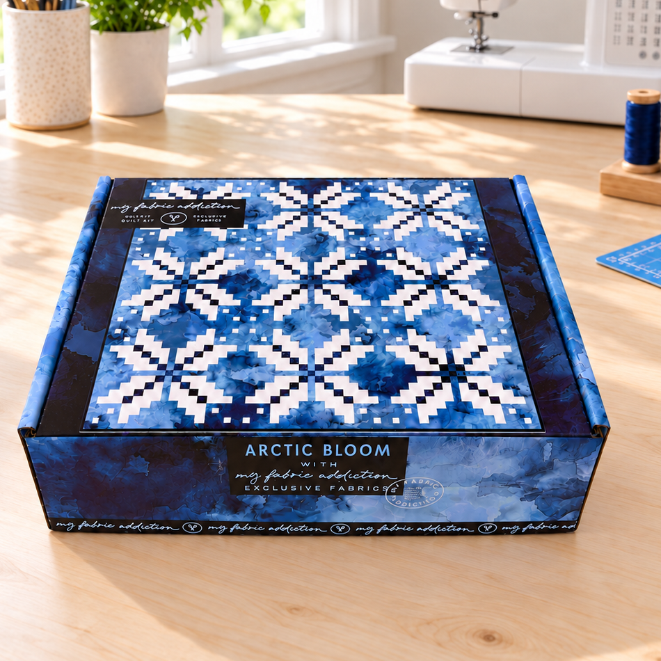 Arctic Bloom Pre Cut Quilt Kit | 69" X 69"