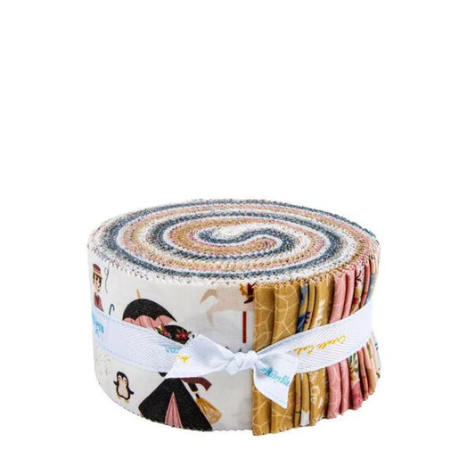Riley Blake A Spoonful of Sugar 40 piece 2.5-inch Strips Jelly Roll RP-17080-40 by Jennifer Long