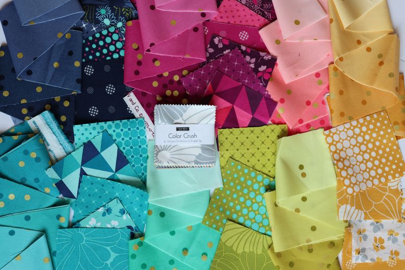 Color Crush Layer Cake® 10880LC Moda Precuts  pre-cut Layer Cake 10" squares quilt fabric by V and Co Vanessa Christensen