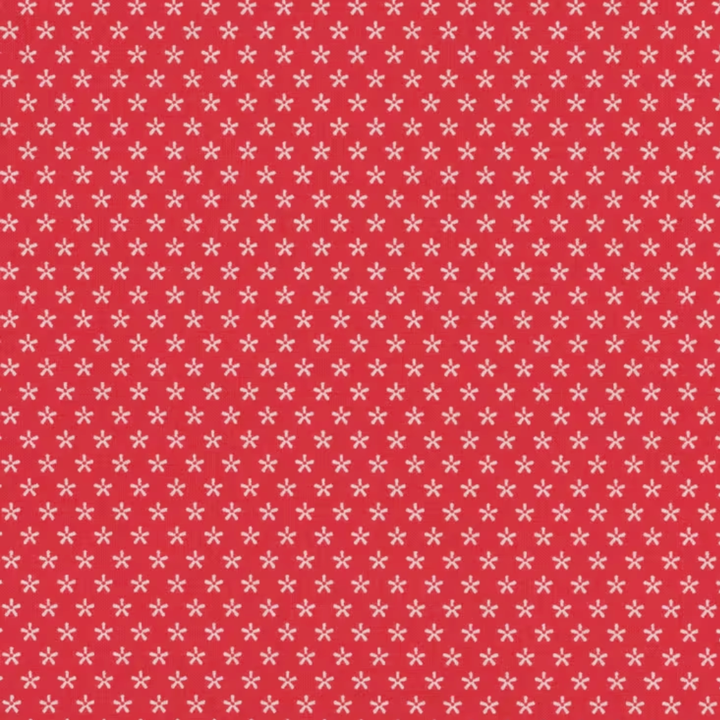Bee Basics Red backing for Snips quilt, 5 yards