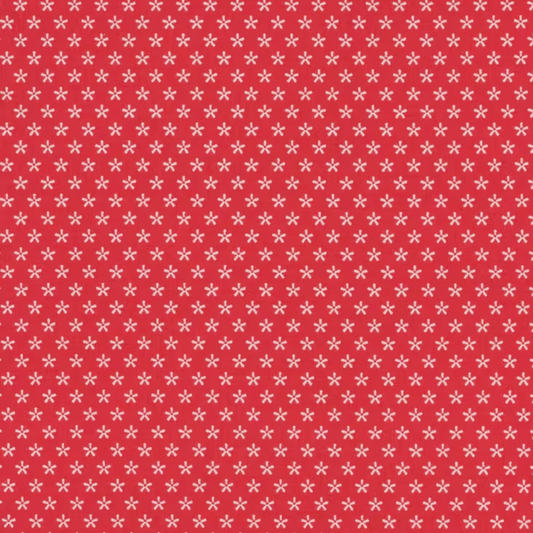 Bee Basics Red backing for Snips quilt, 5 yards