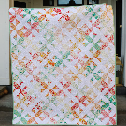 Bloomcross Precut Quilt Kit Featuring Art Gallery Bloomcore