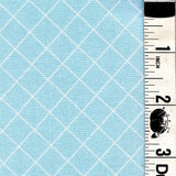 5-Yard Continuous Fabric Cuts Criss Cross Light Blue  – Endless Possibilities!