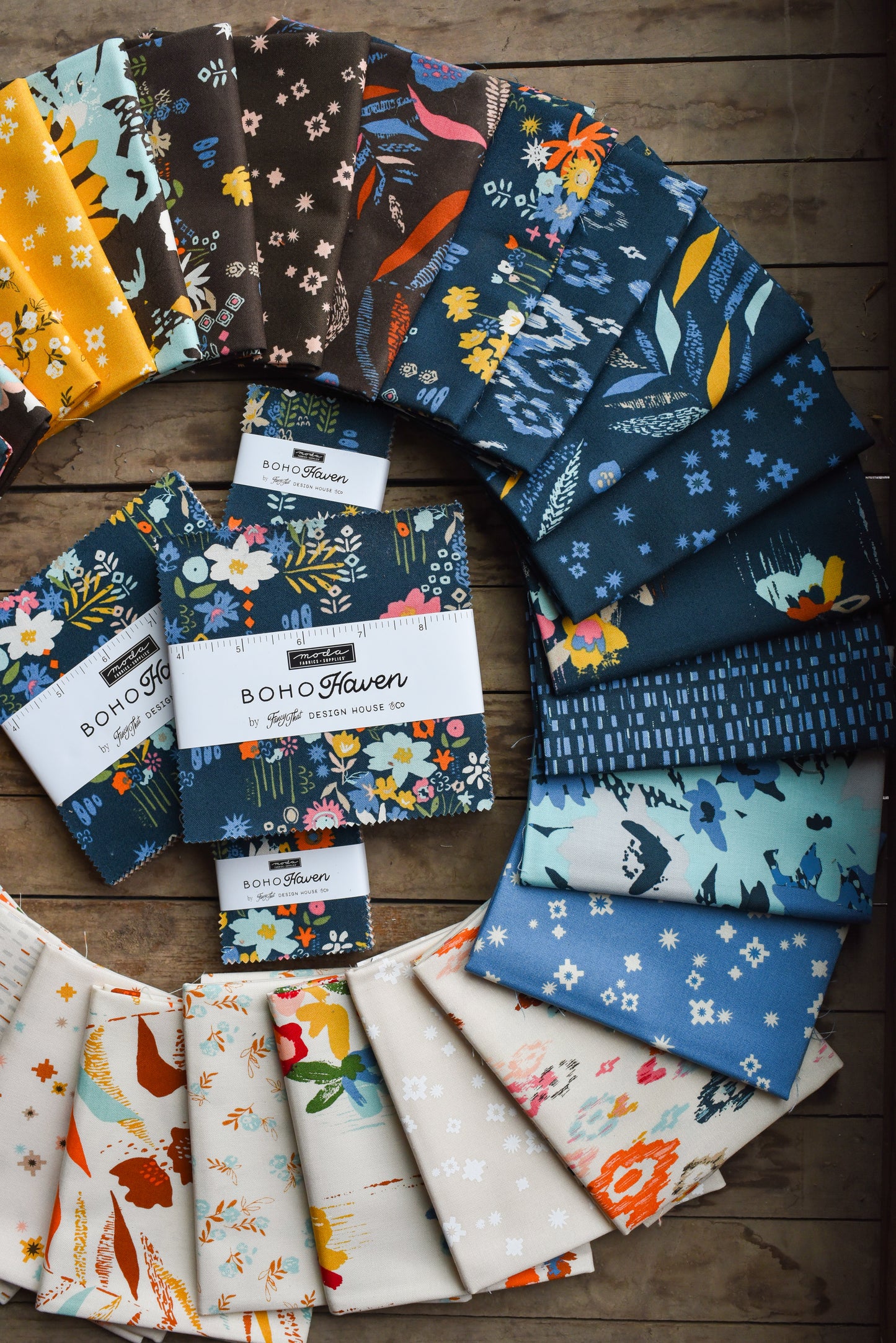 Boho Haven Jelly Roll® 45640JR Moda Precuts &nbsp;Moda Precuts 100% cotton fabric quilt strips by Fancy that Design House