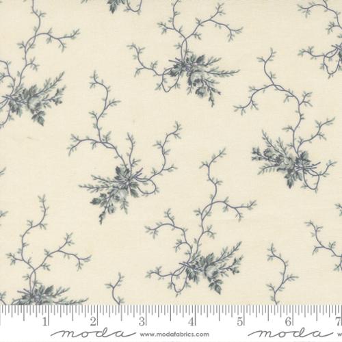 5-Yard Continuous Fabric Cuts Blue Moda Porcelain Florals – Endless Possibilities!
