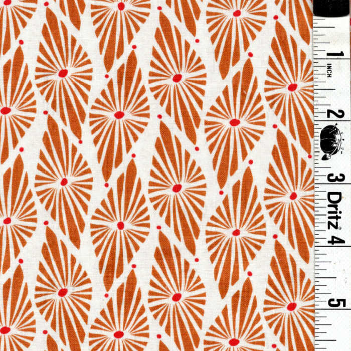 5-Yard Continuous Fabric Cuts Golden Ray Geometric – Endless Possibilities!