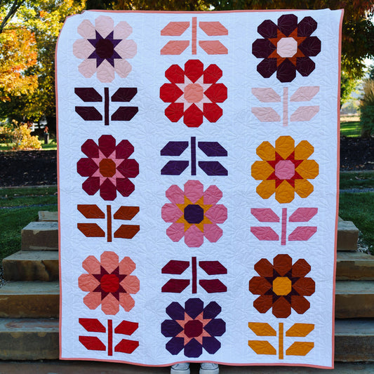 Daisy Mae Precut Quilt Kit Featuring Moda Bella Solids