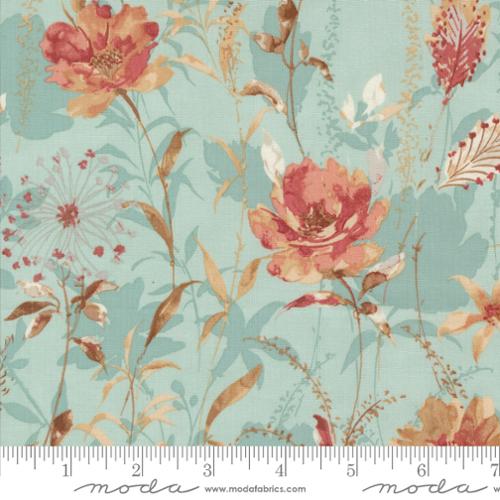 END OF BOLT 51 Moda Sandalwood Eucalyptus 100 percent cotton fabric