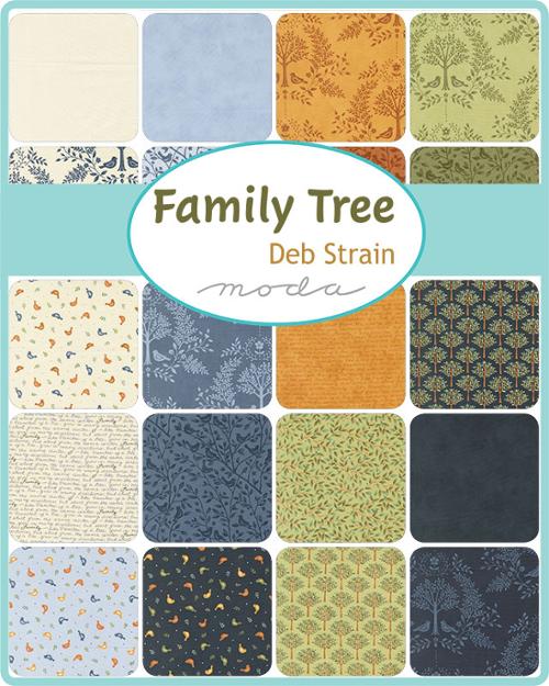 Family Tree Layer Cake® 56160LC Moda Precuts 10" squares quilt fabric by Deb Strain