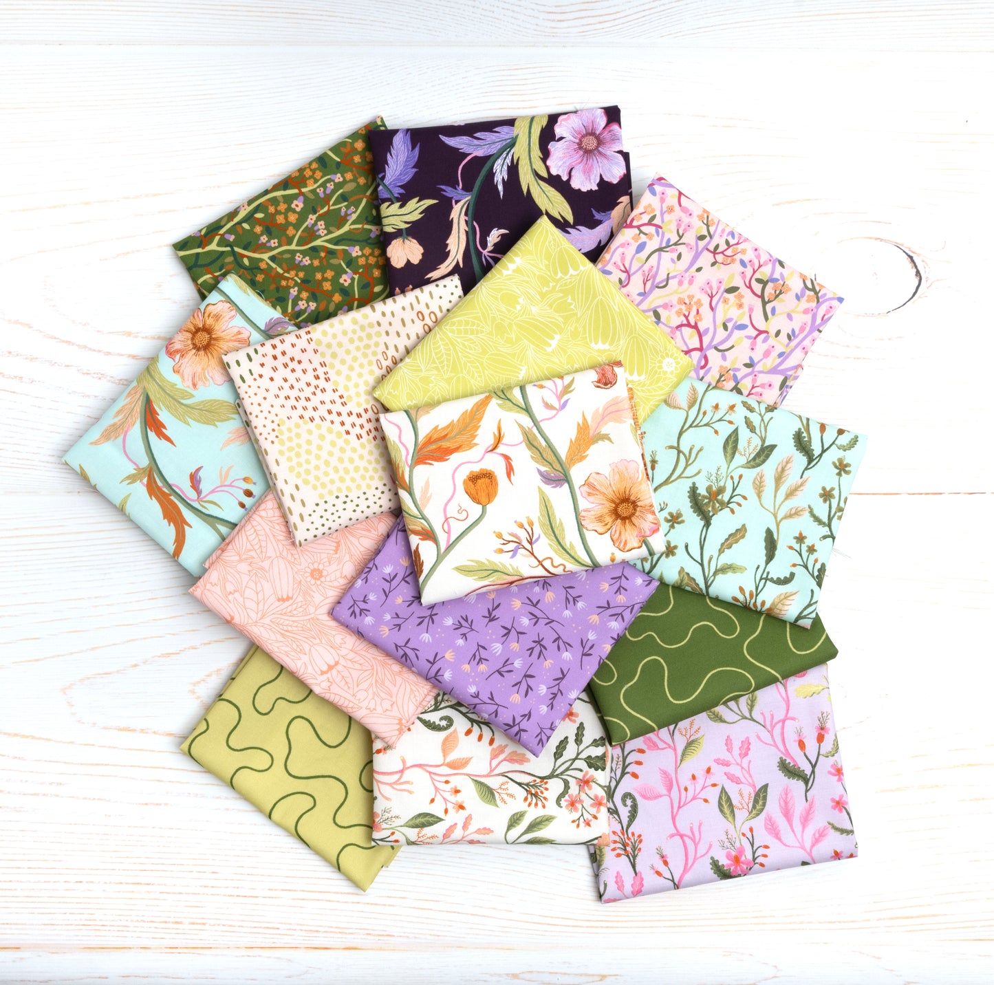 Floral Fondant Jelly Roll® 14130JR Moda Precuts Jelly Roll 100% cotton fabric quilt strips by Linn Warme