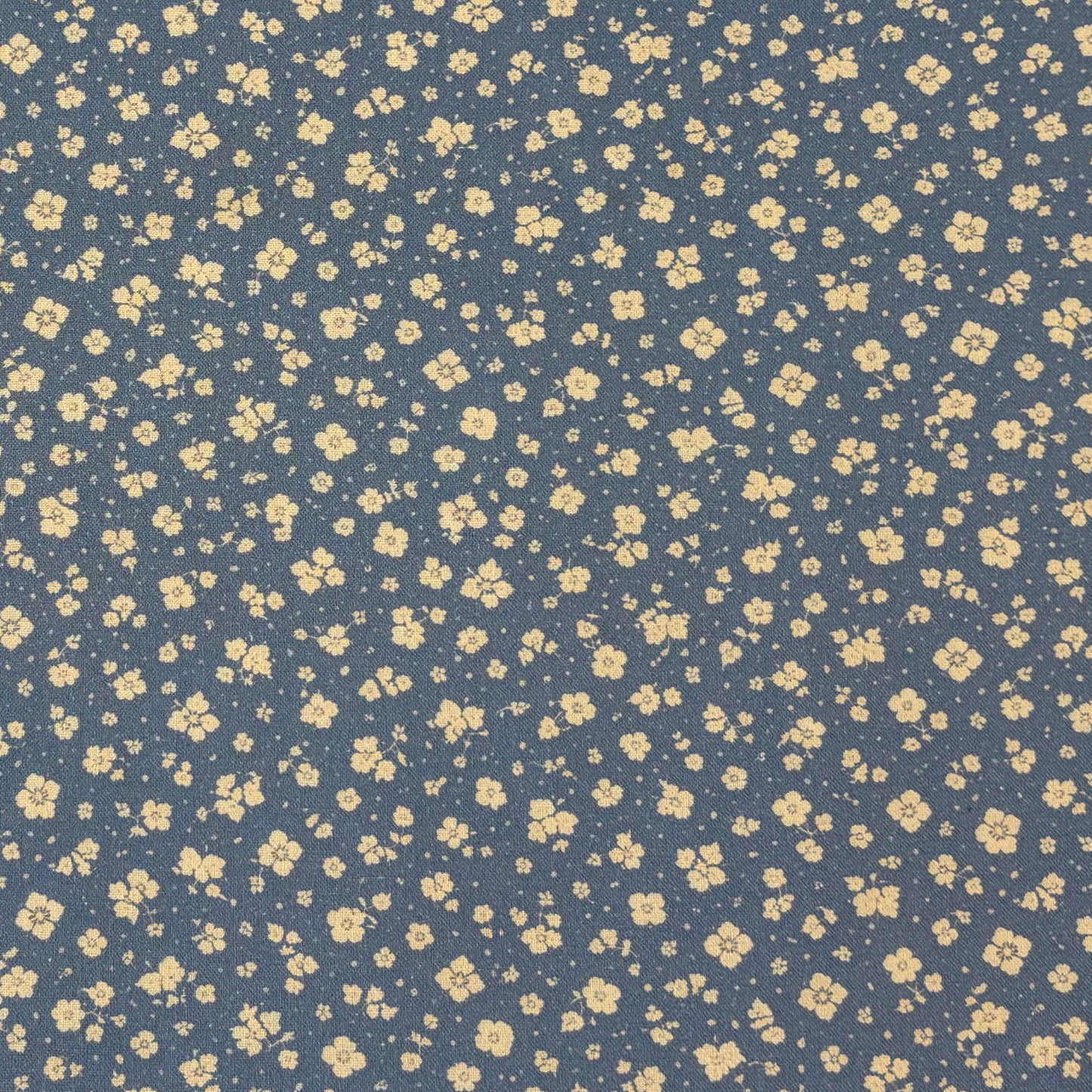 Blue and White  Floral Backing for Freedom Song Quilt, 3 7/8 yards