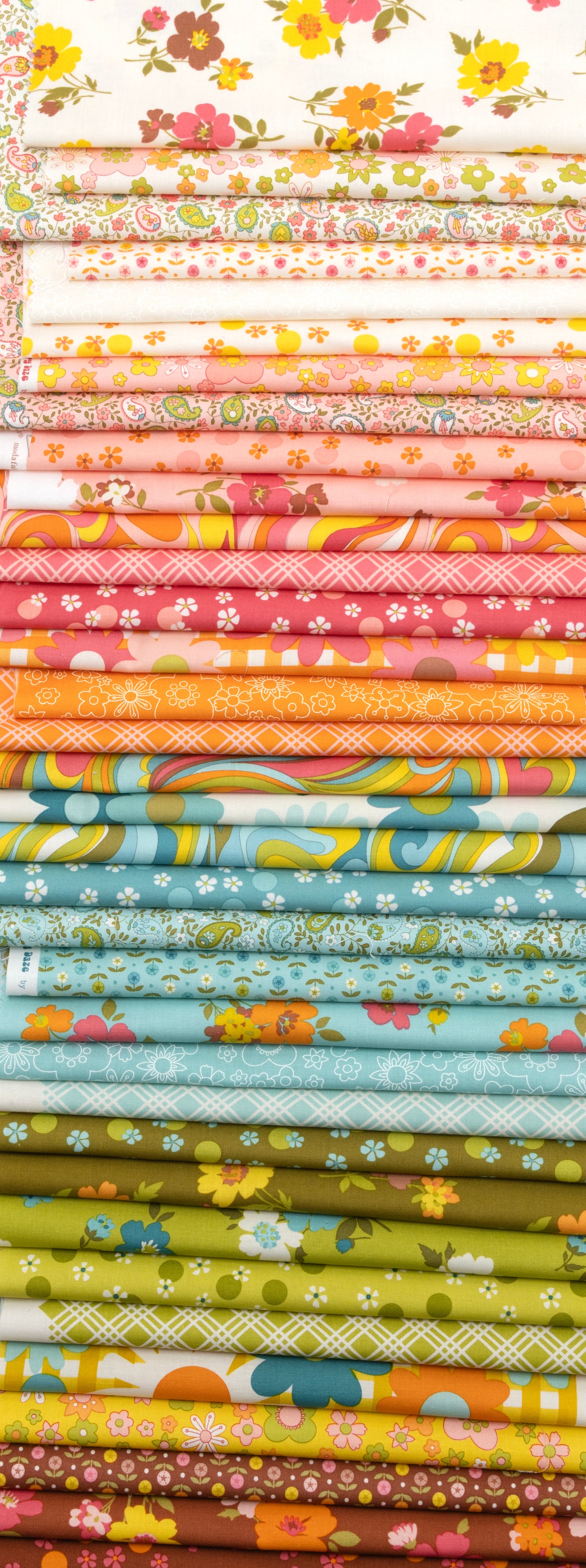 Happy Daze Jelly Roll® 33840JR Moda Precuts Jelly Roll 100% cotton fabric quilt strips by Chloe's Closet