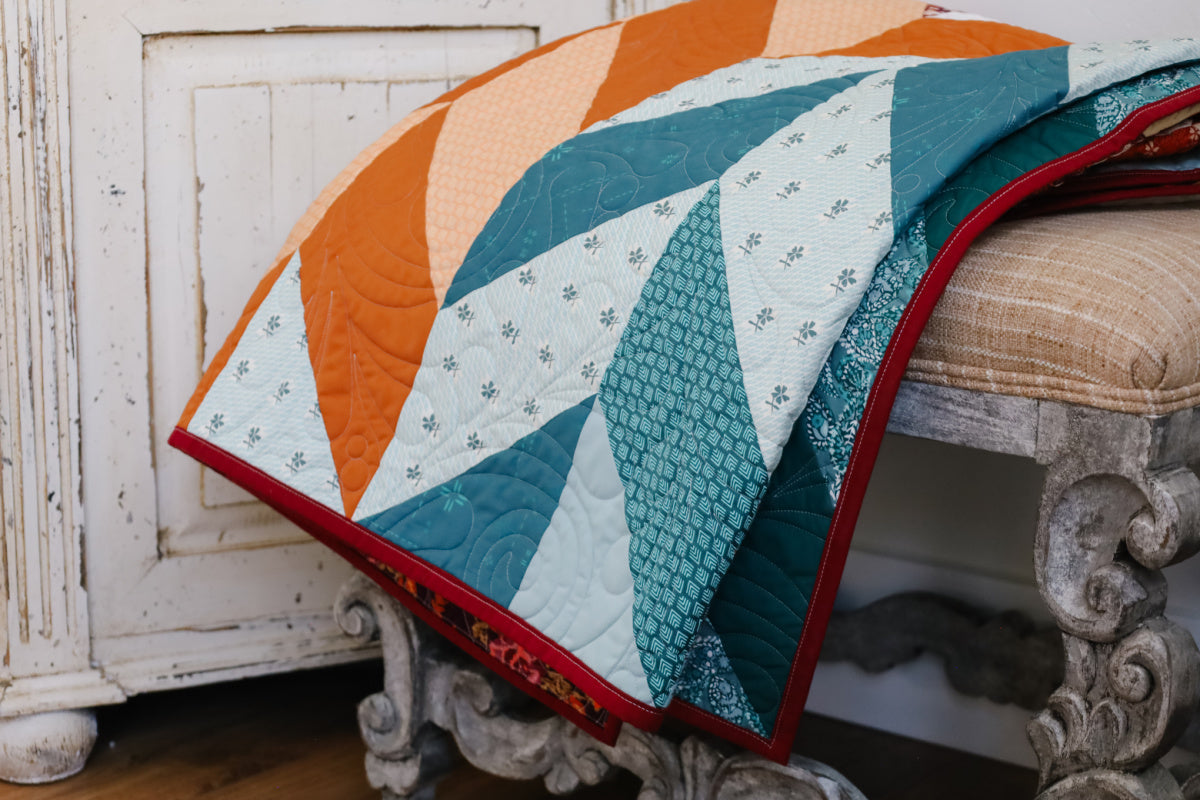 Herringbone Ombre Sew-Ready Precut Quilt Kit