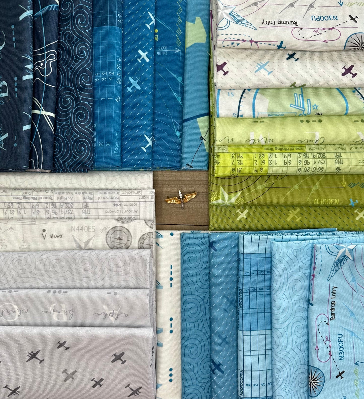 High Flight Jelly Roll® 45060JR Moda Precuts 100% cotton fabric quilt strips by Sariditty