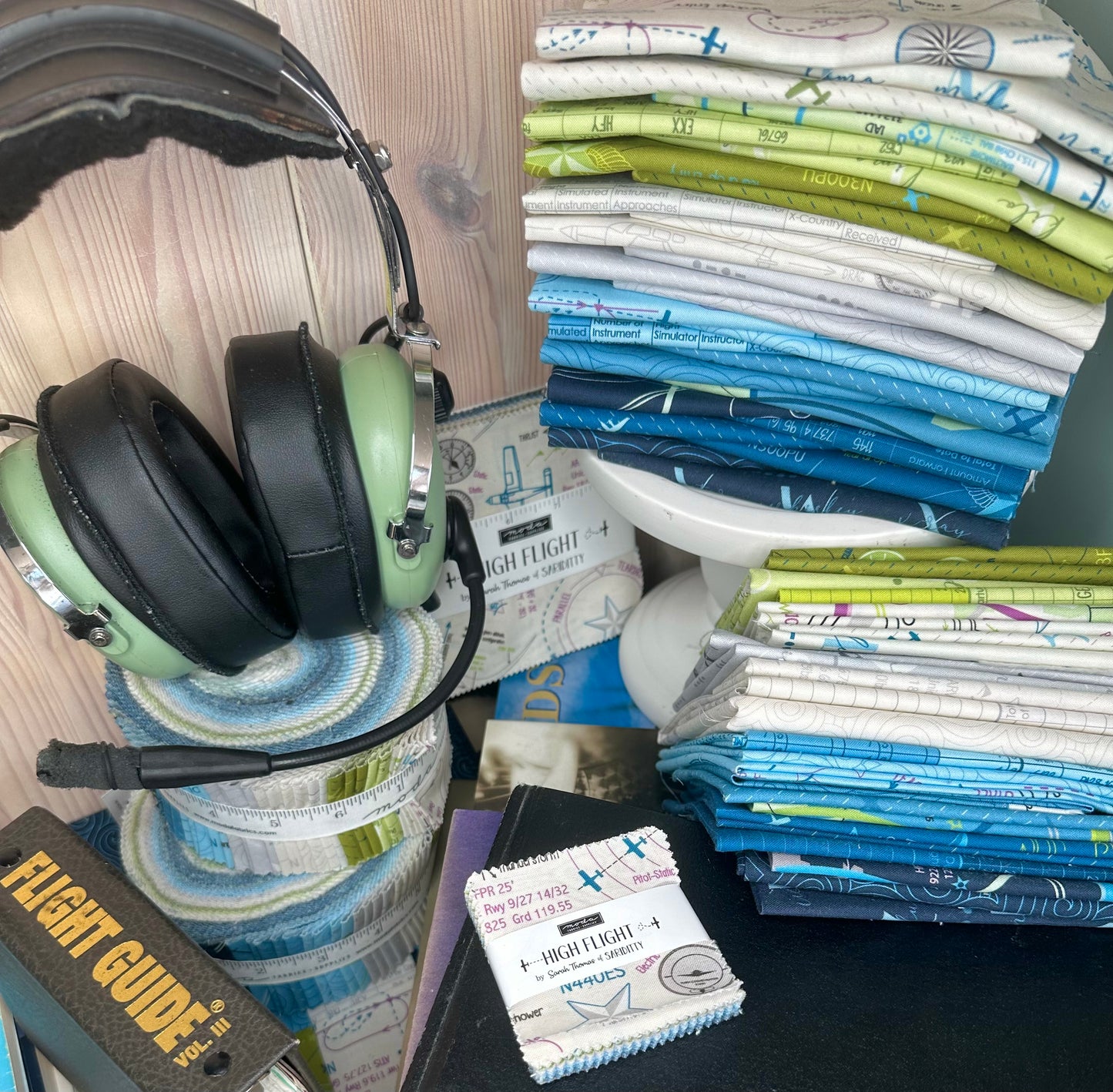 High Flight Jelly Roll® 45060JR Moda Precuts 100% cotton fabric quilt strips by Sariditty