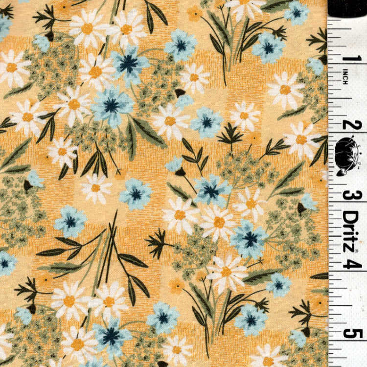 5-Yard Continuous Fabric Cuts Honey Meadow – Endless Possibilities!