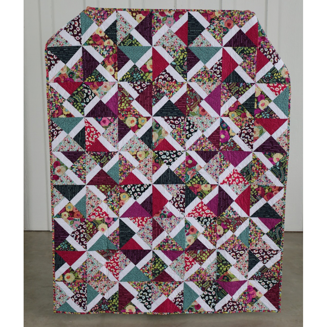 Amalie  Sew-Ready Quilt Kit: Riley Blake Designs Quilt featuring gorgeous Fragrant Fields