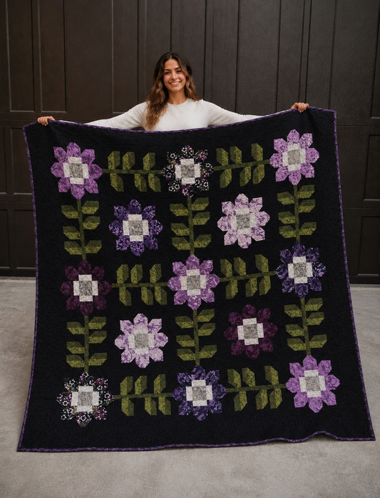 Edelweiss Quilt Kit By Camille Rosekelley Featuring Backyard Bird  Batiks by Riley Blake Designs