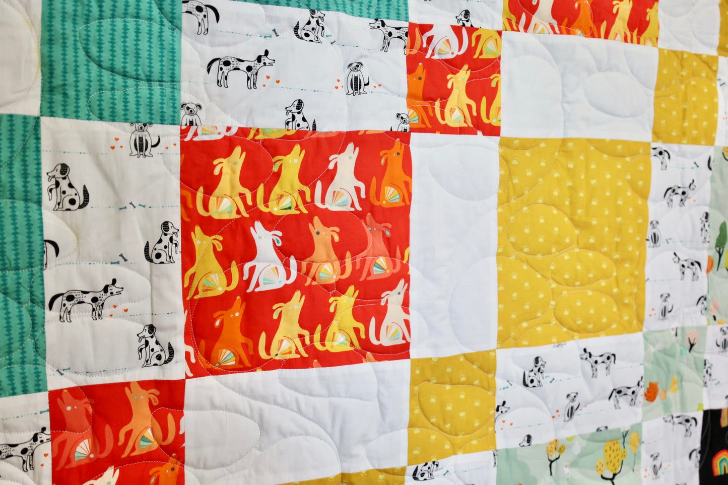 Doggo Sew-Ready Quilt Kit Featuring Art Gallery Fabrics