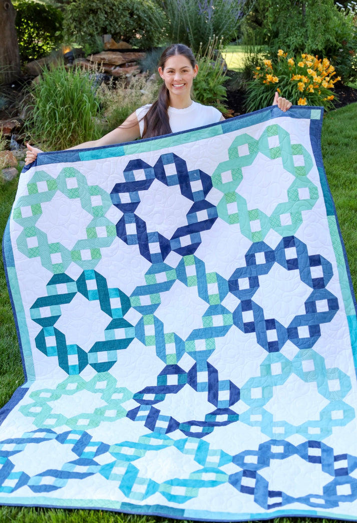 Ribbon Rings Precut Sew-Ready Quilt Kit Featuring Riley Blake Basics ...