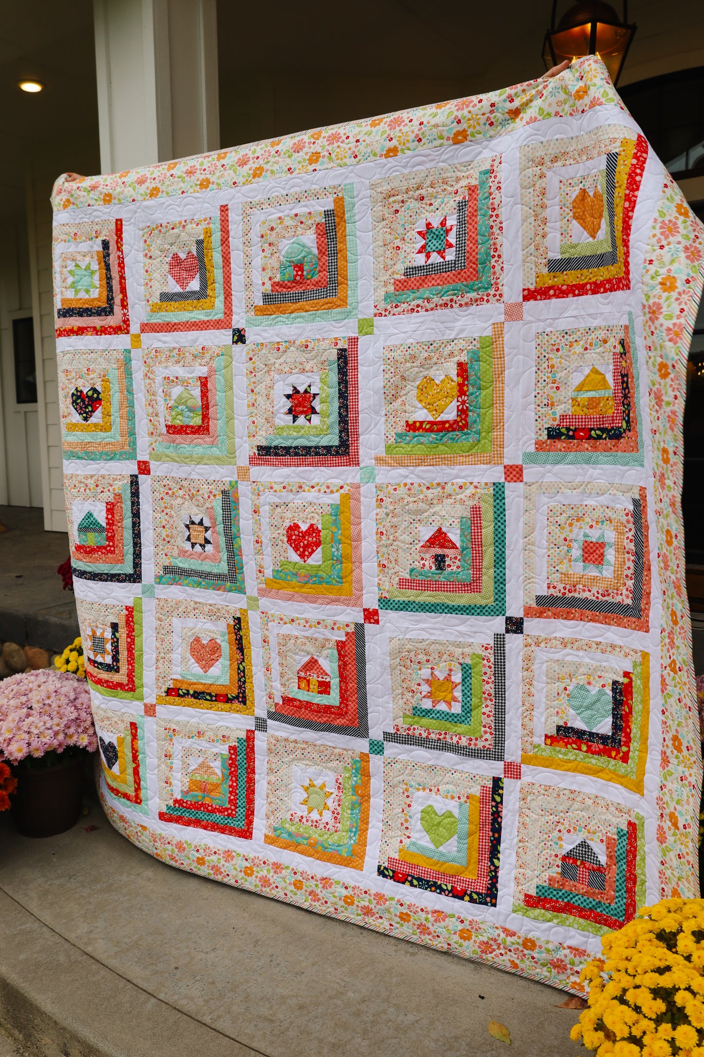 Summer House Sew-Ready Quilt Kit featuring Delightfully Yours Sherri McConnell by Moda
