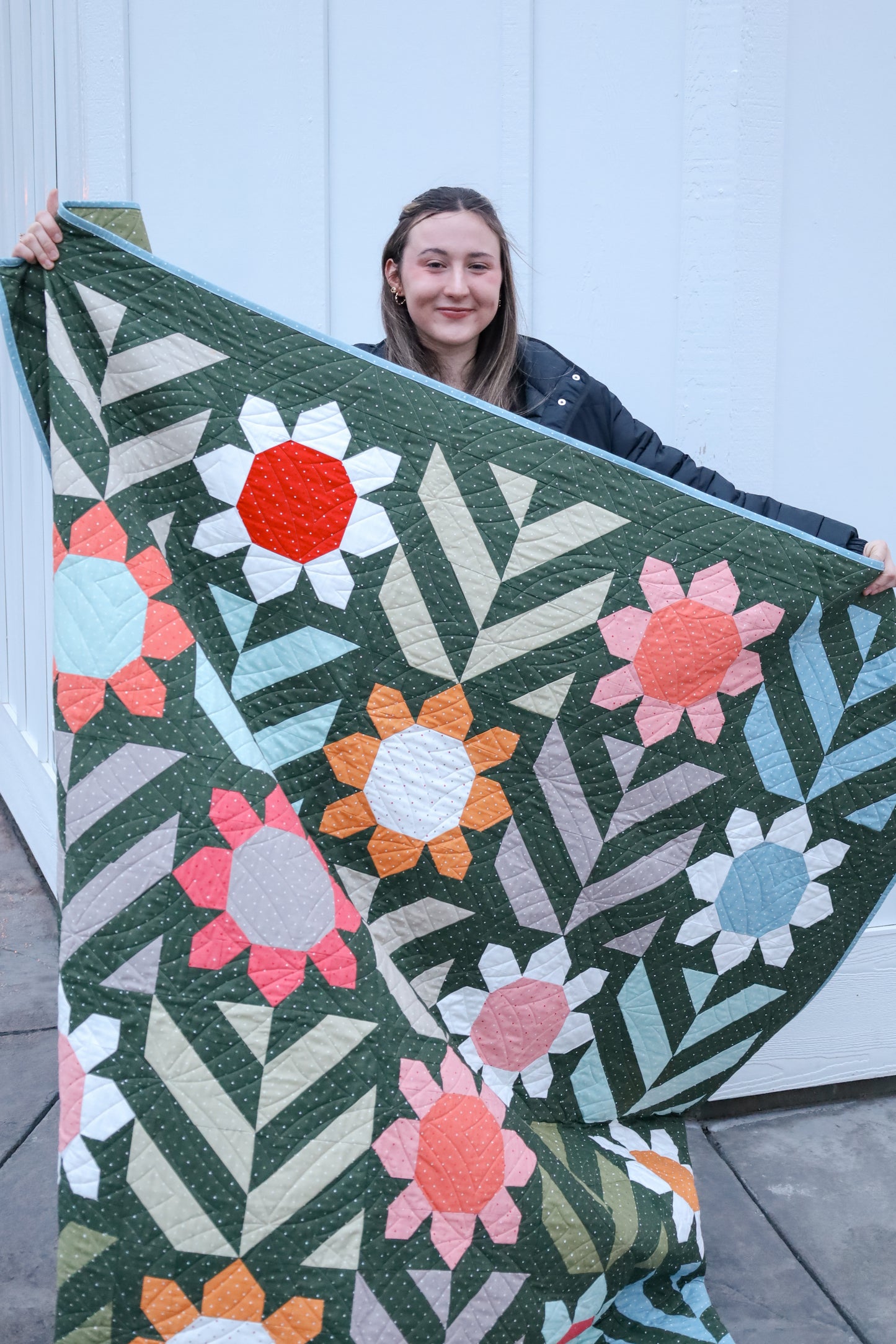 Spring Fling Sew-Ready Quilt Kit: Moda Magic Dot Edition