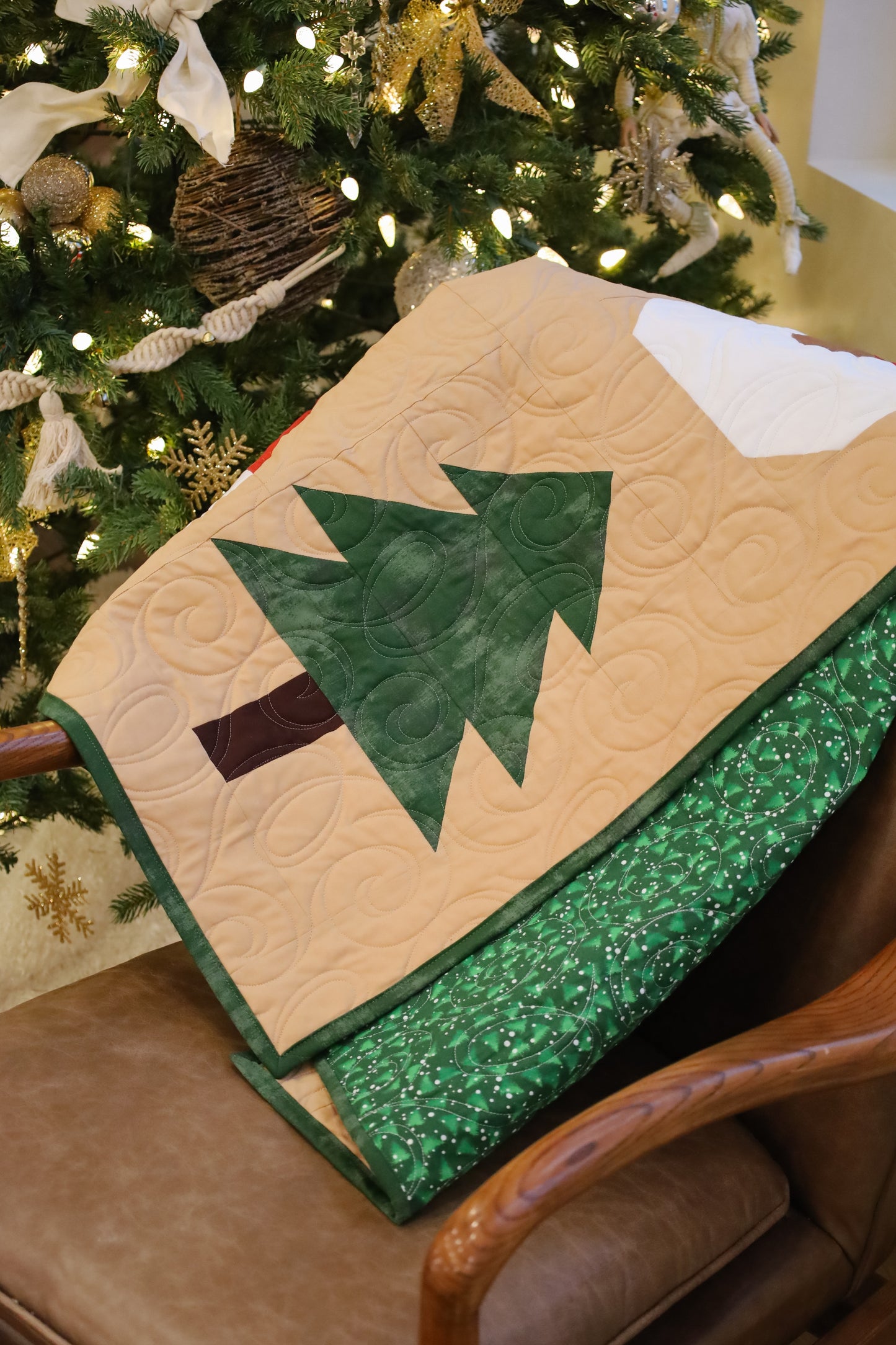 Gnomes Gone Wild  Pre-Cut Quilt Kit Featuring Gorgeous Moda Grunge