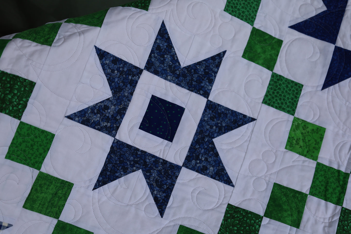 Stars and Chains  Pre-Cut Ready-To-Sew Quilt Kit (Includes Backing!)