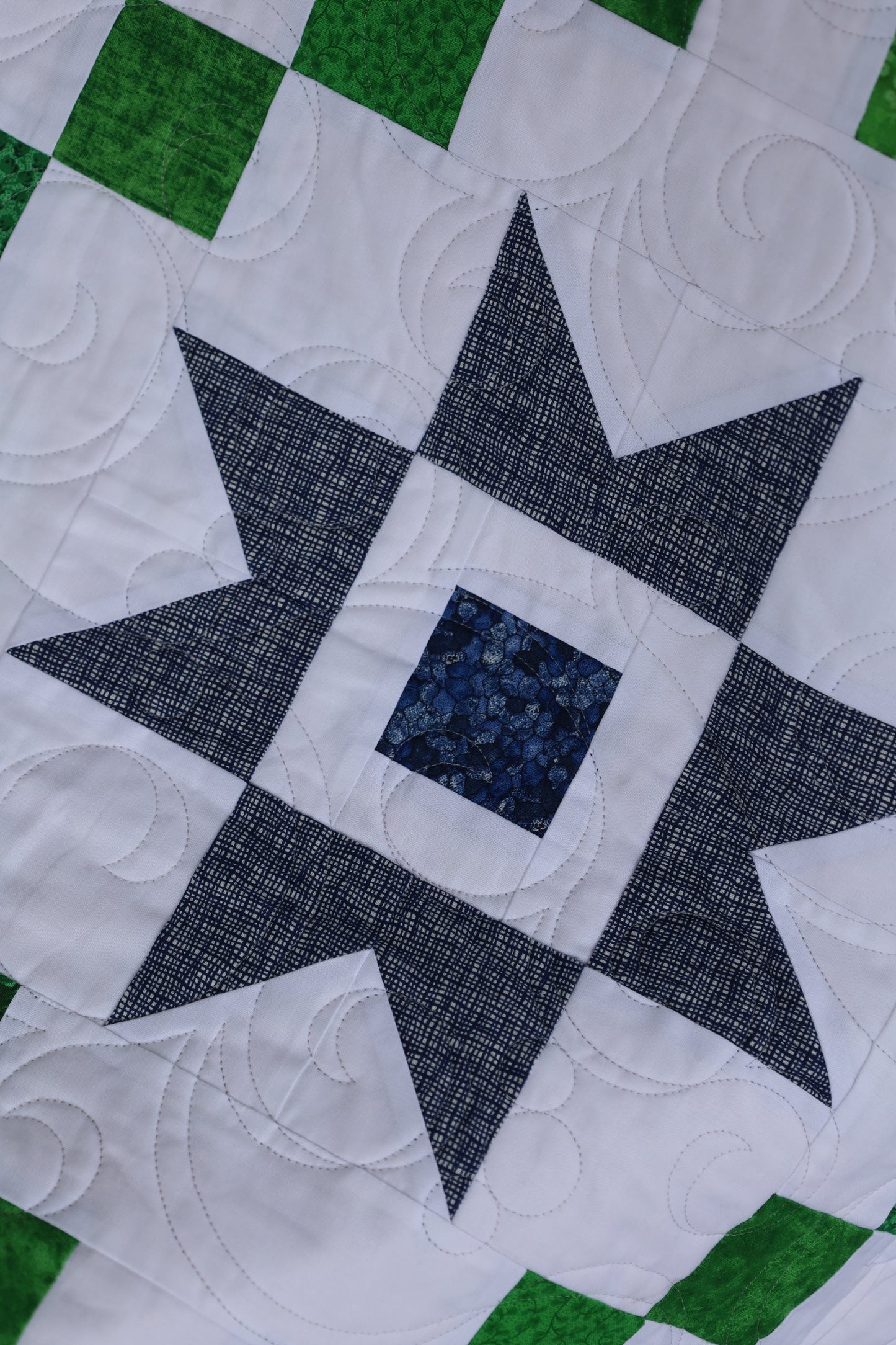 Stars and Chains  Pre-Cut Ready-To-Sew Quilt Kit (Includes Backing!)