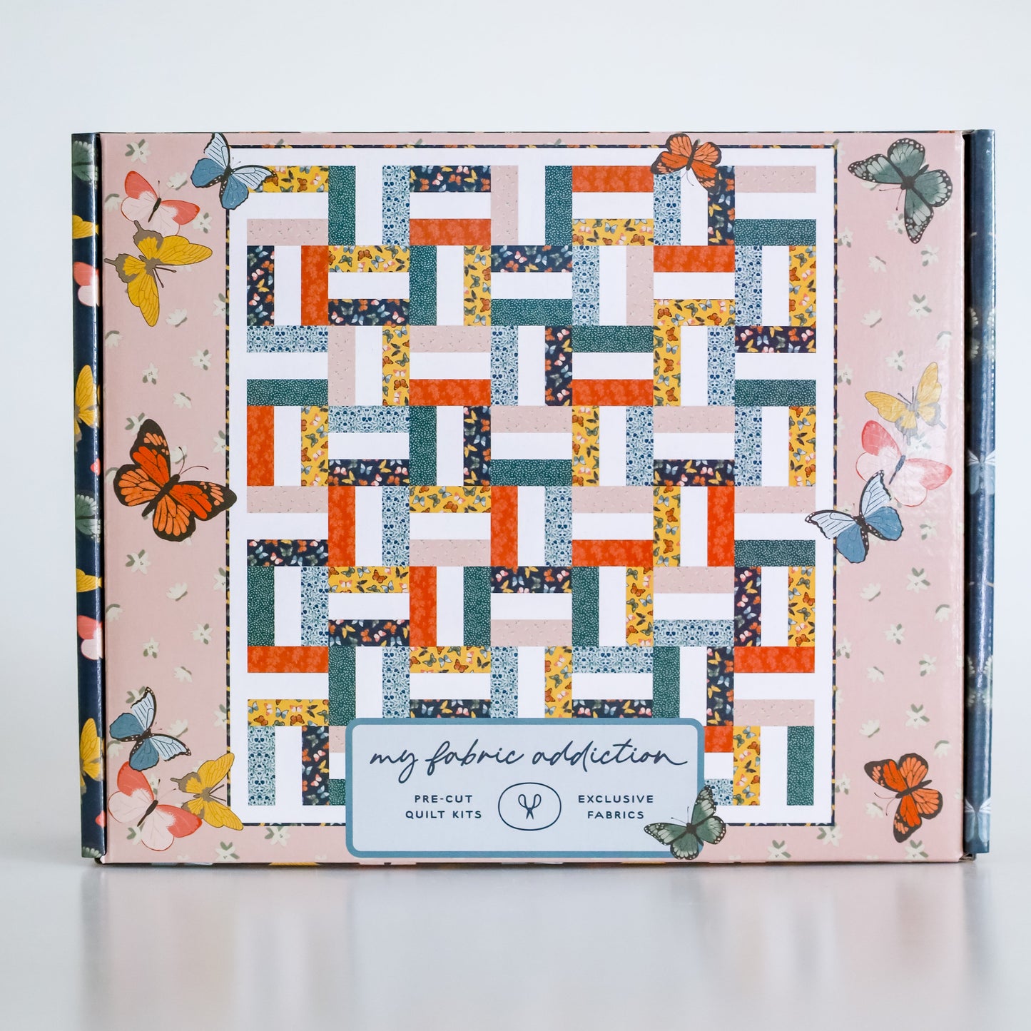 Picket Fences in Jewel Precut Sew-Ready Quilt Kit (backing available)