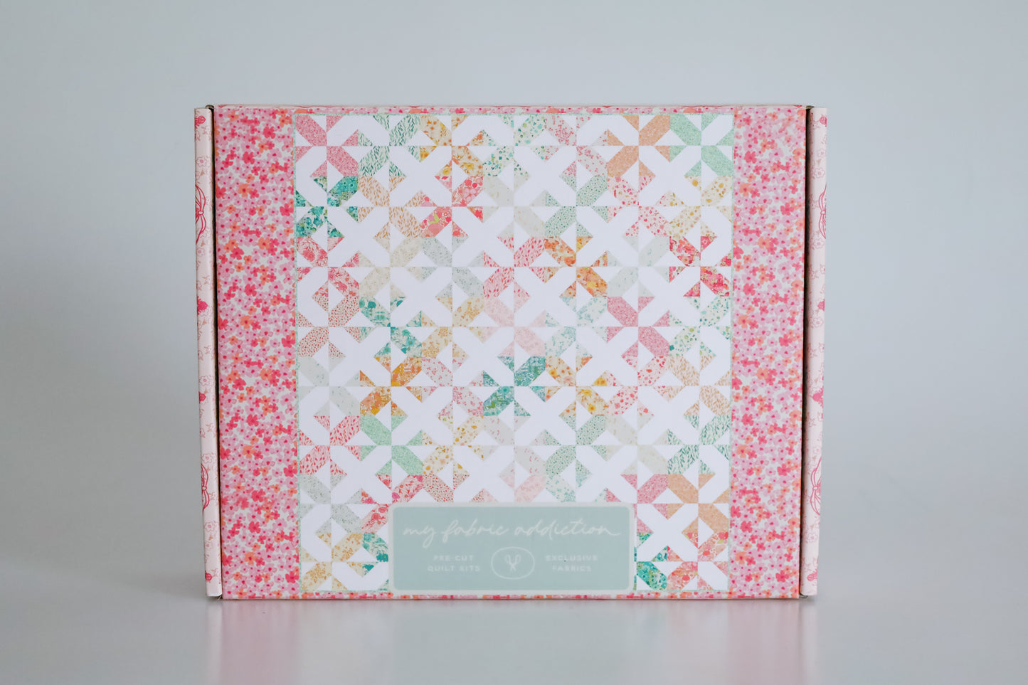 Bloomcross Precut Quilt Kit Featuring Art Gallery Bloomcore