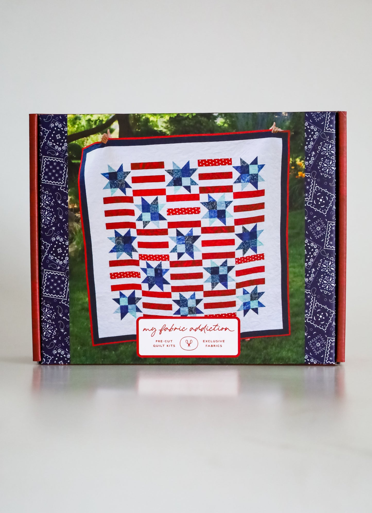 Red, White, and Cute  Precut Sew-Ready Quilt Kit