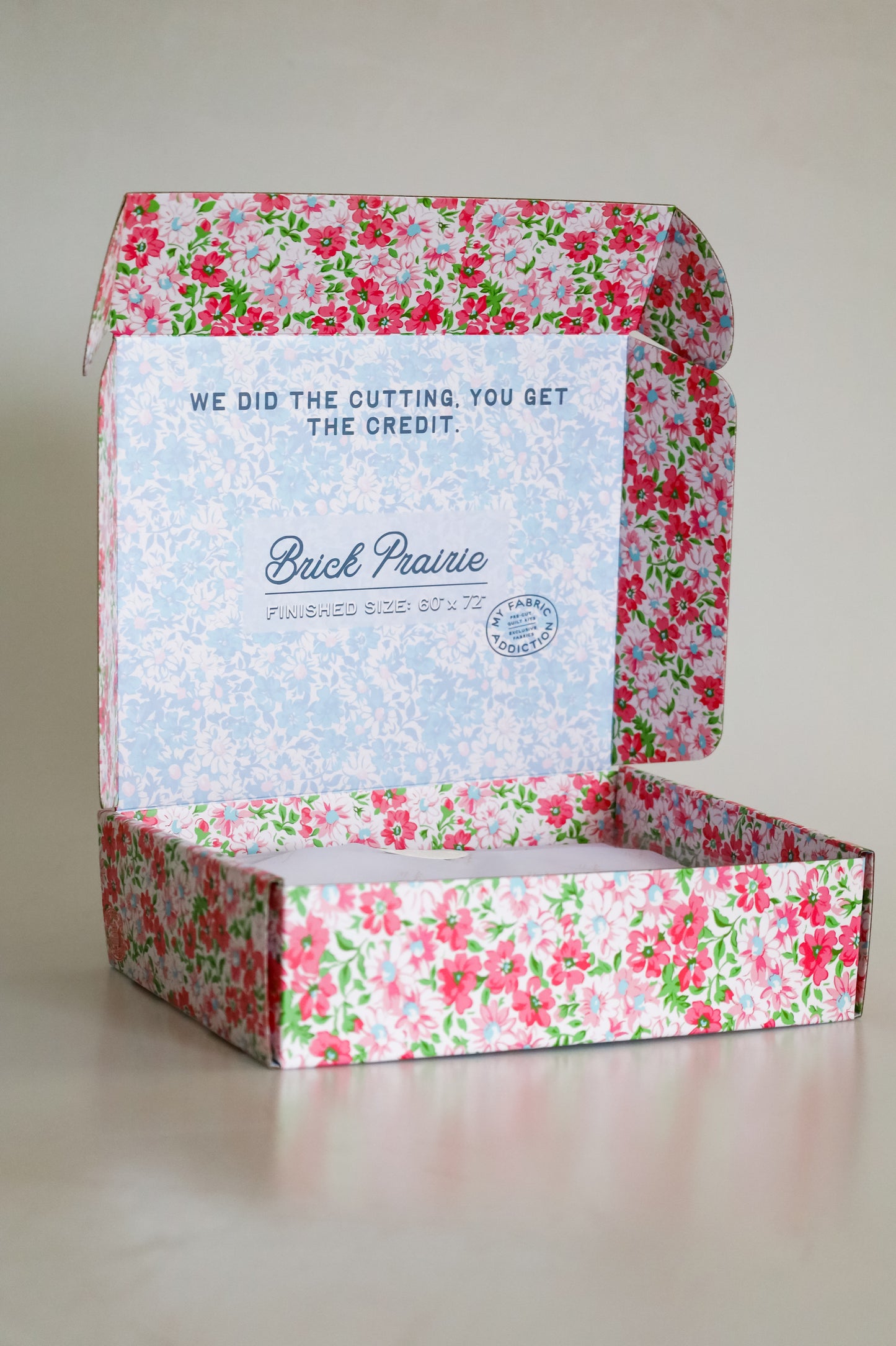 Brick Prairie Precut Quilt Kit (Backing included)