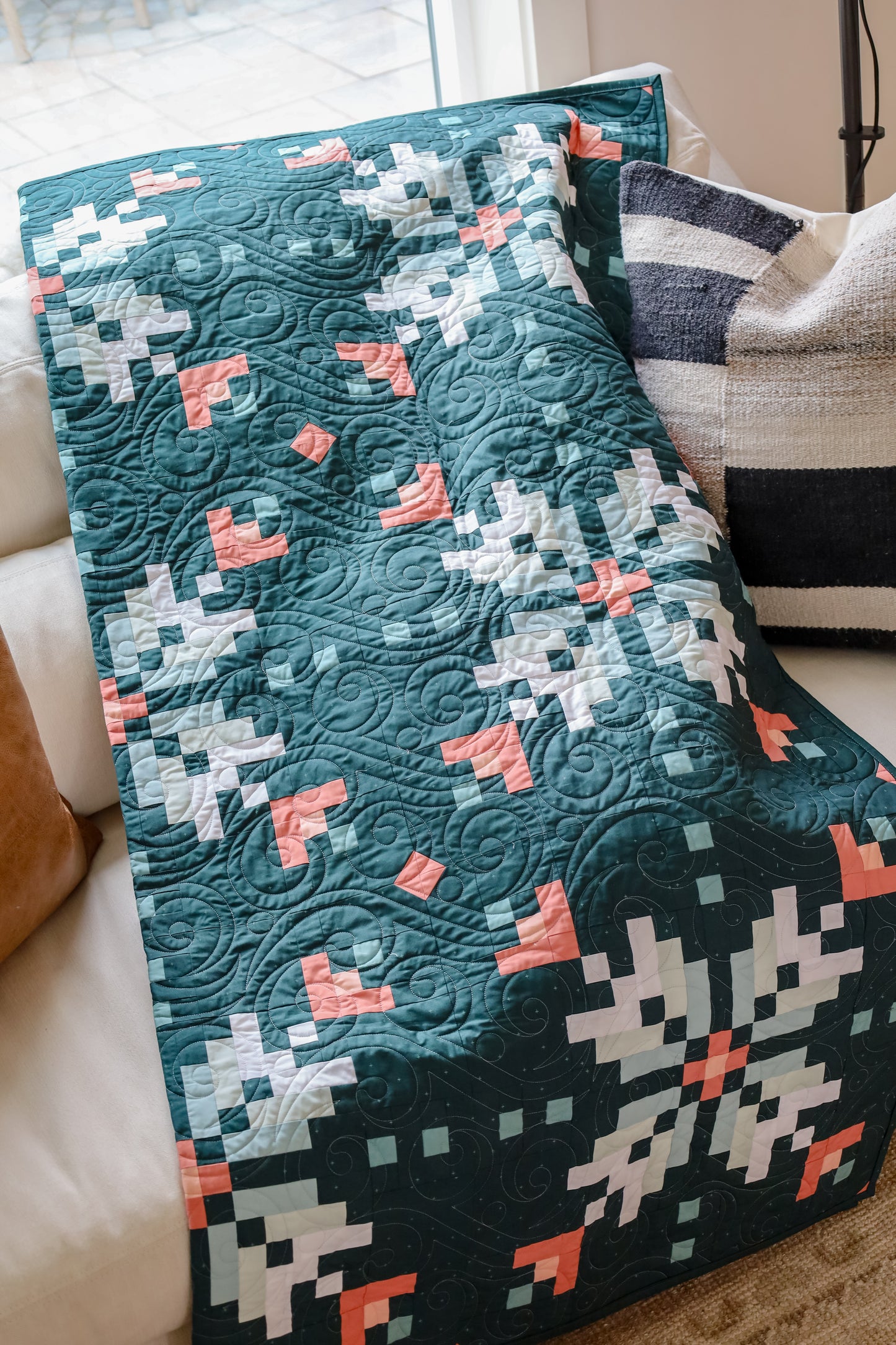 Frostflower by Abby Maed  Quilt  Precut Quilt Kit Featuring Art Gallery Fabrics