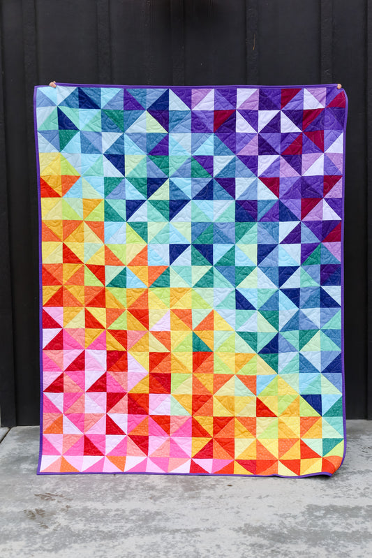 Color Study Precut Sew-Ready Quilt Kit Featuring Chromatical Fabrics