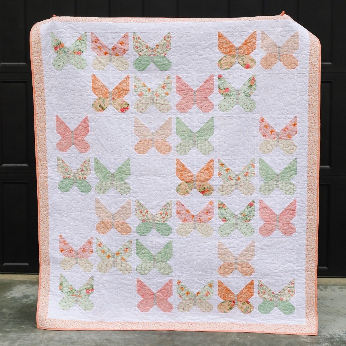 Winging It  Precut Sew-Ready Quilt Kit Featuring Moda Kindness Fabric 69 X 79