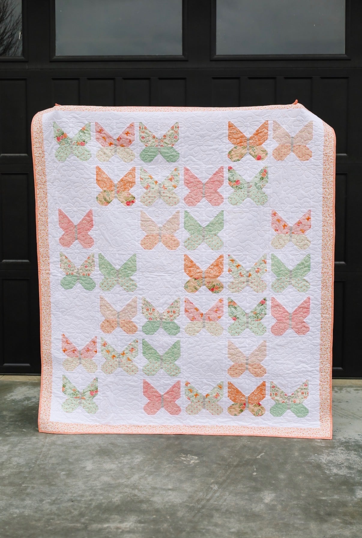 Winging It  Precut Sew-Ready Quilt Kit Featuring Moda Kindness Fabric 69 X 79
