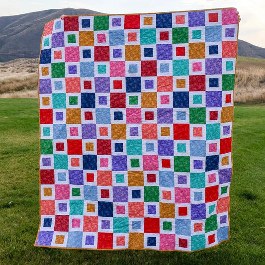 Dreamy Pre cut quilt kit The Frances pattern by Kitchen Table Quilts Backing Included!