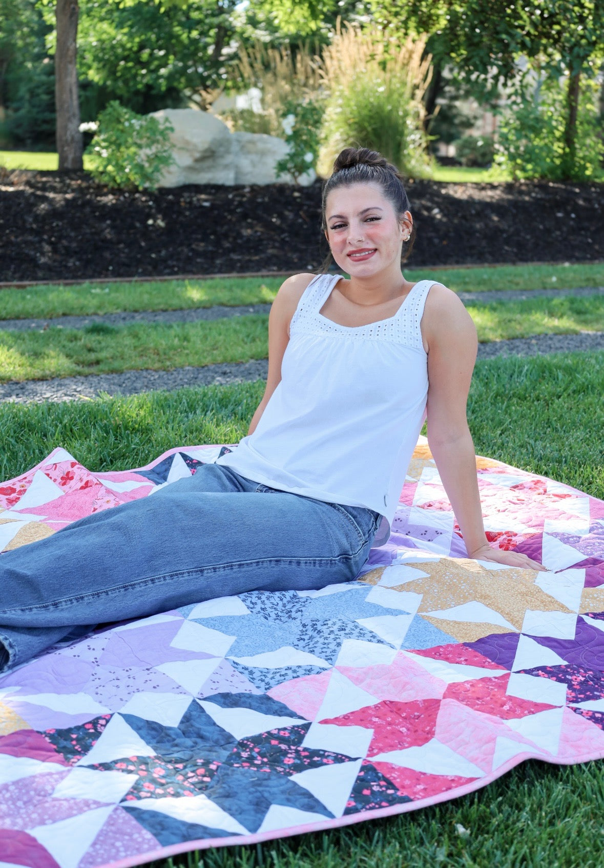Mystic Scrappy Stars Sew-Ready Quilt Kit