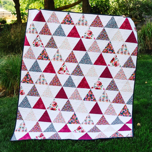 Breezy Summit Poppies Precut Quilt Kit