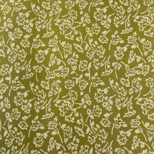 END OF BOLT 828 Shades of Sage Green Floral 100% cotton quilting fabric