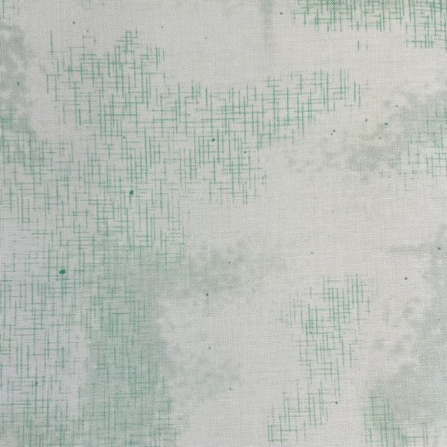END OF BOLT 829 Shades of Mint Green Shabby 100% cotton quilting fabric