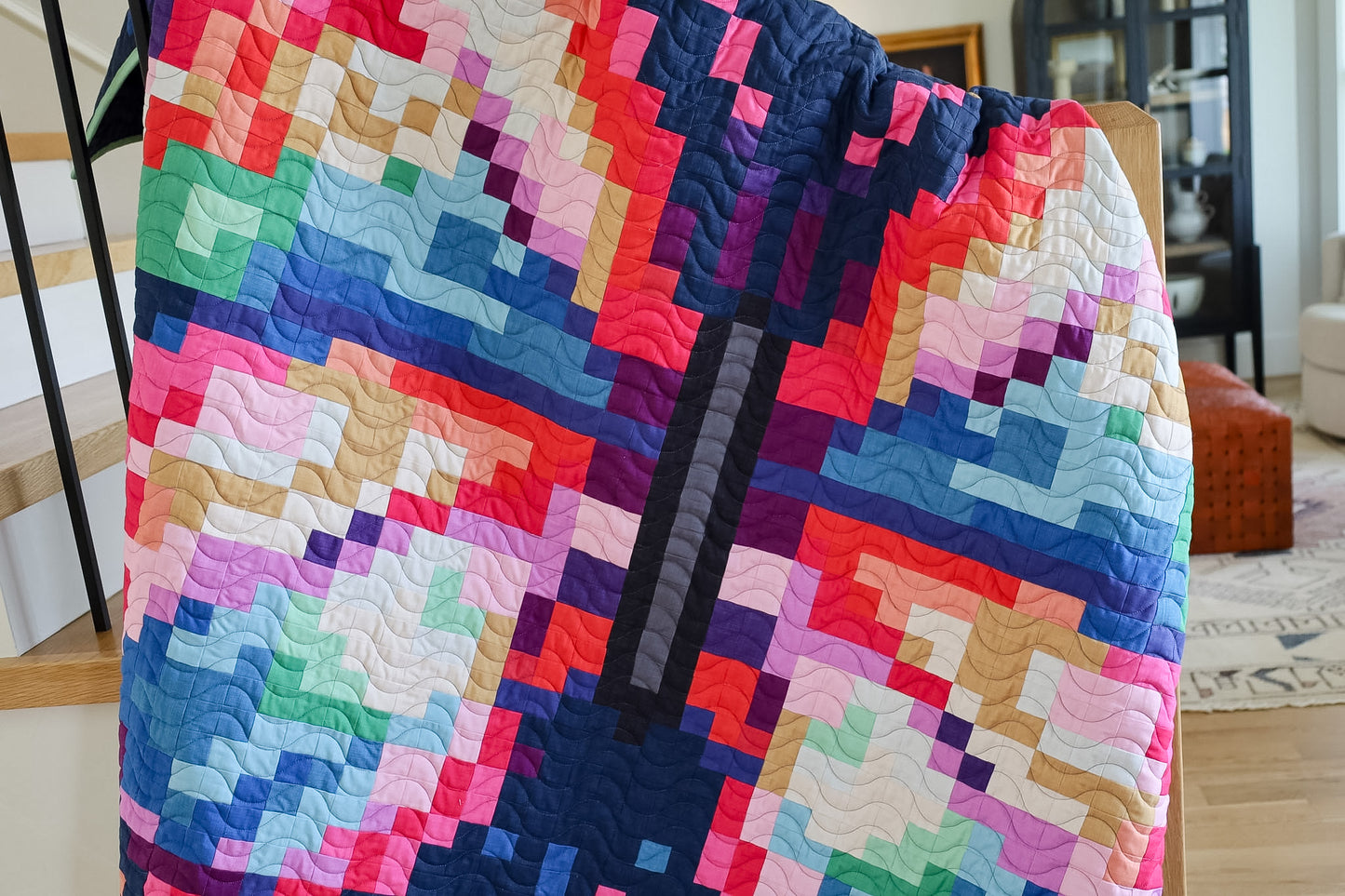 Prism Flight Pixel Quilt Kit | 69" x 89"