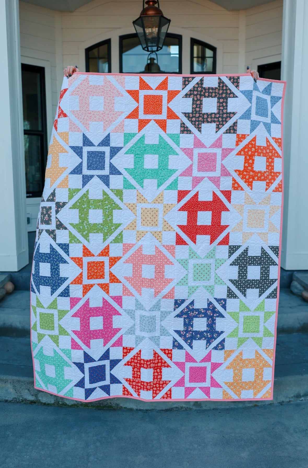 Dashing Sew-Ready Quilt Kit: Moda Coriander Quilts featuring gorgeous Cali fabrics