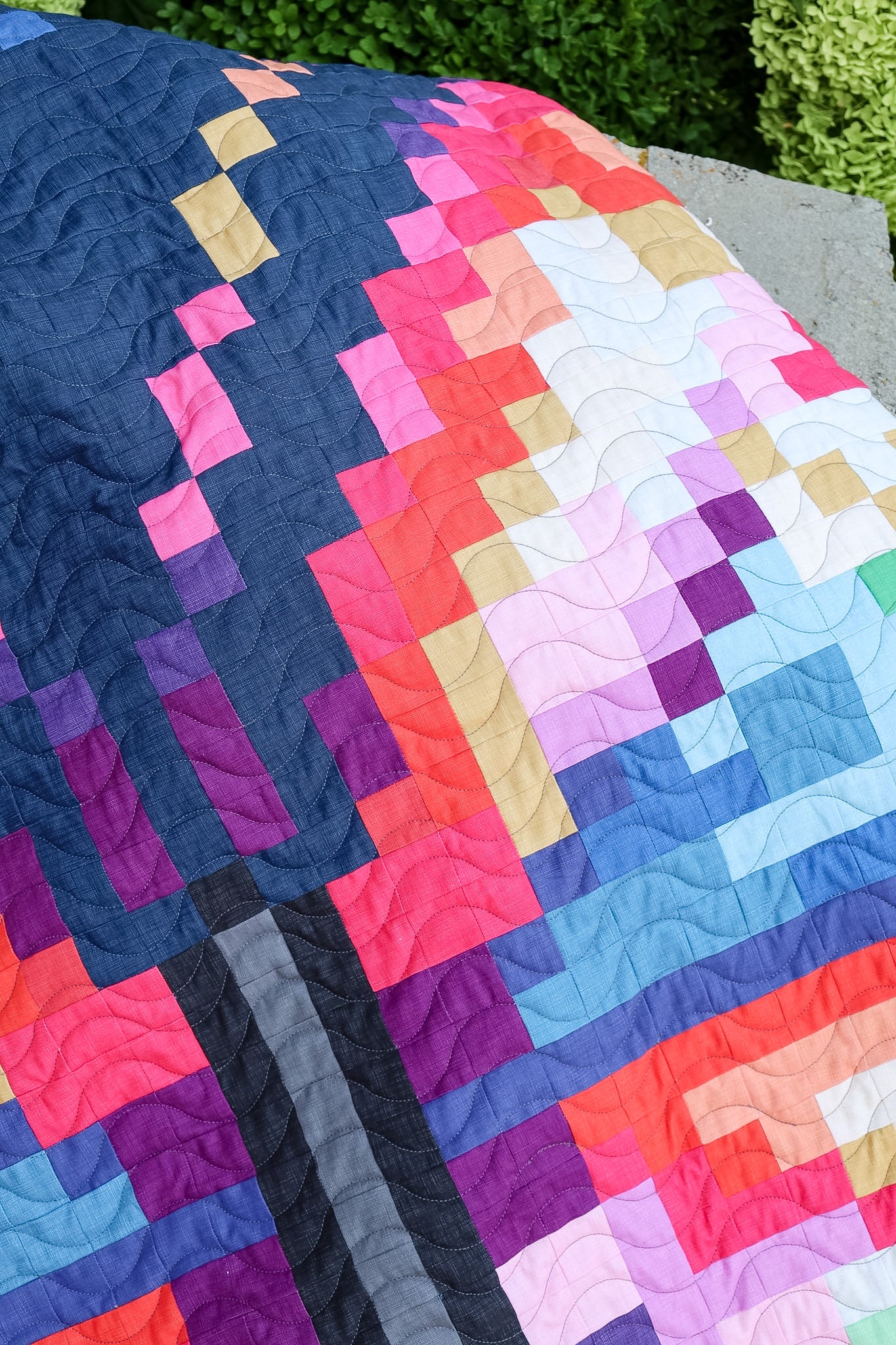 Prism Flight Pixel Quilt Kit | 69" x 89"