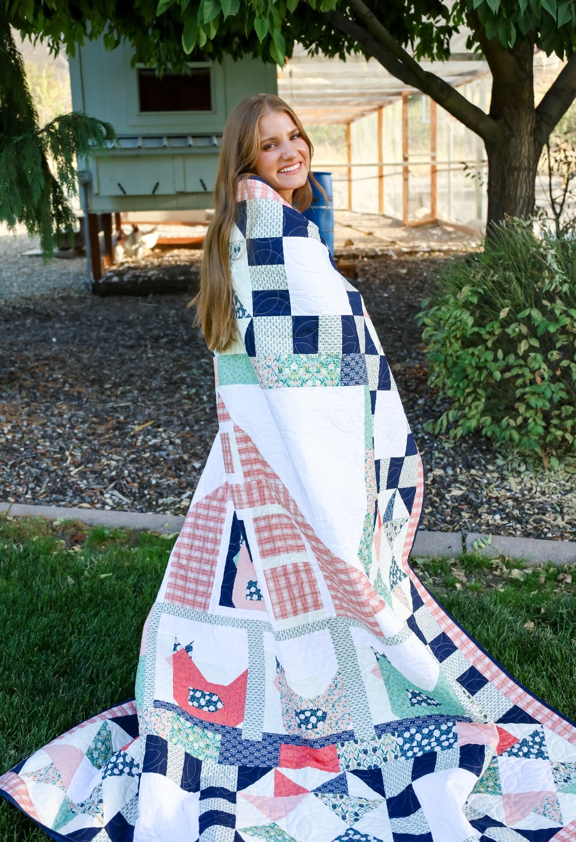 Cluckin’ Crazy Precut Sew-Ready Quilt Kit